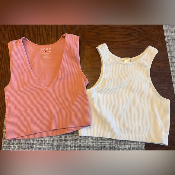 2 tank crop tops, Bozzolo & Poof New York, like new! - Picture 1 of 6